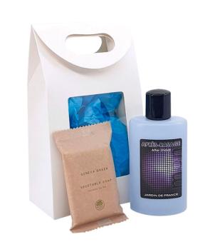 COFFRET Cadeau Noel Homme - Après rasage lotion a-r, savon végétal