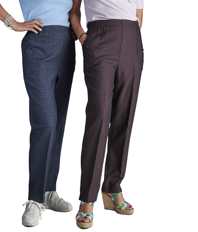 Pantalon élastique femme (PERON) : Pantalon sénior